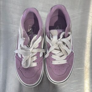 Vans Purple and White Sneakers